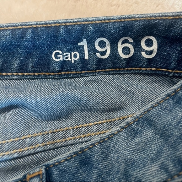1969 Gap 🌺 Women’s Perfect Boot Jeans dark SZ: 28 Light - Picture 3 of 7